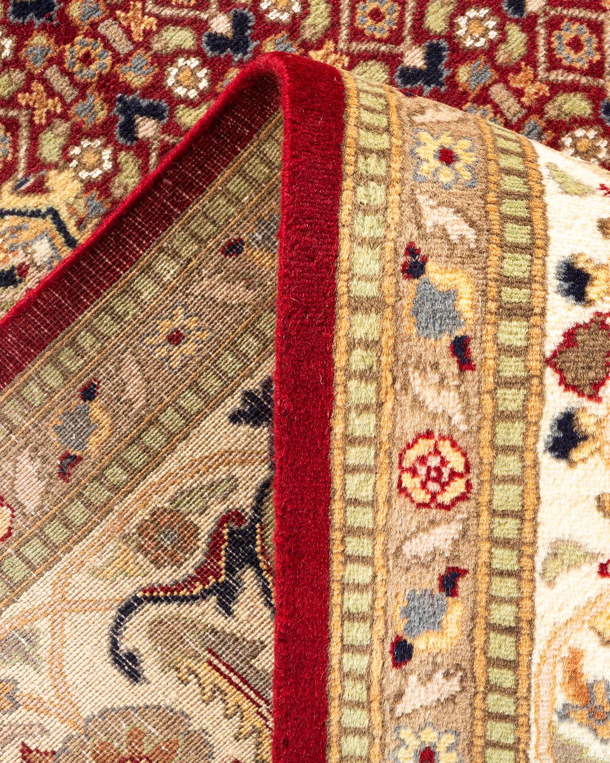 Tappeto Oriental Mogul Red, unico nel suo genere, annodato a mano, 8' 1