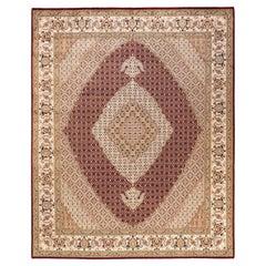 Tappeto Oriental Mogul Red, unico nel suo genere, annodato a mano, 8' 1" x 10' 2".