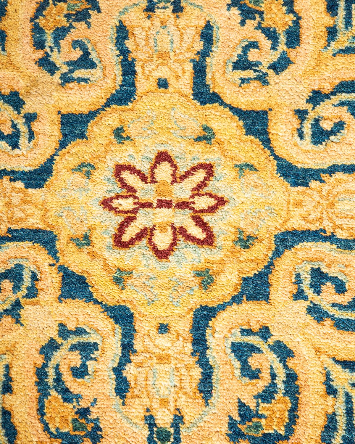 Anudado a mano único  Alfombra oriental Mogul roja Pakistaní en venta
