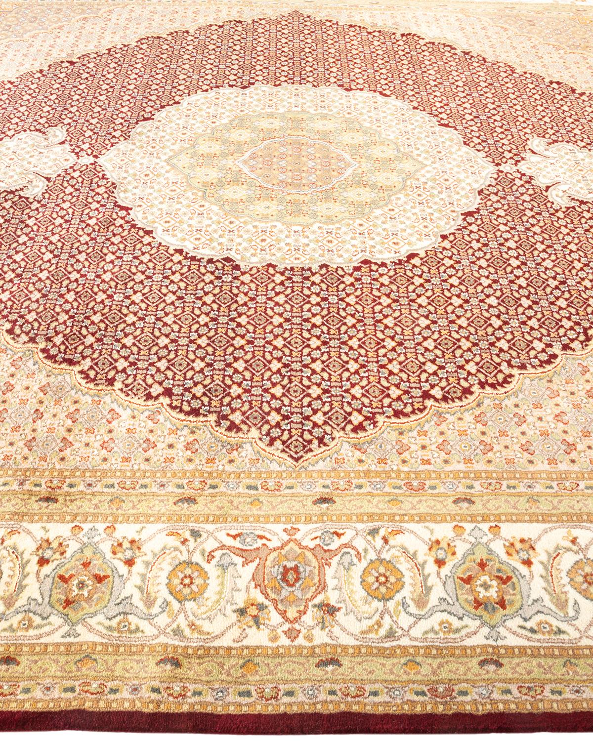 Handgeknüpfter orientalischer Mogul-Roter Teppich, Unikat im Zustand „Neu“ im Angebot in Norwalk, CT