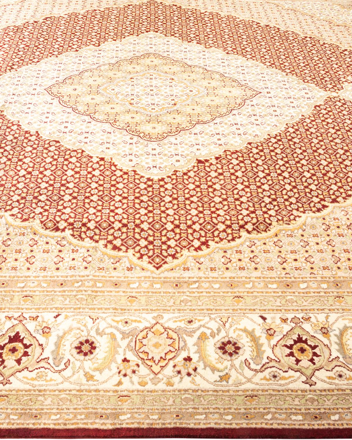 Handgeknüpfter orientalischer Mogul-Roter Teppich, Unikat im Zustand „Neu“ im Angebot in Norwalk, CT