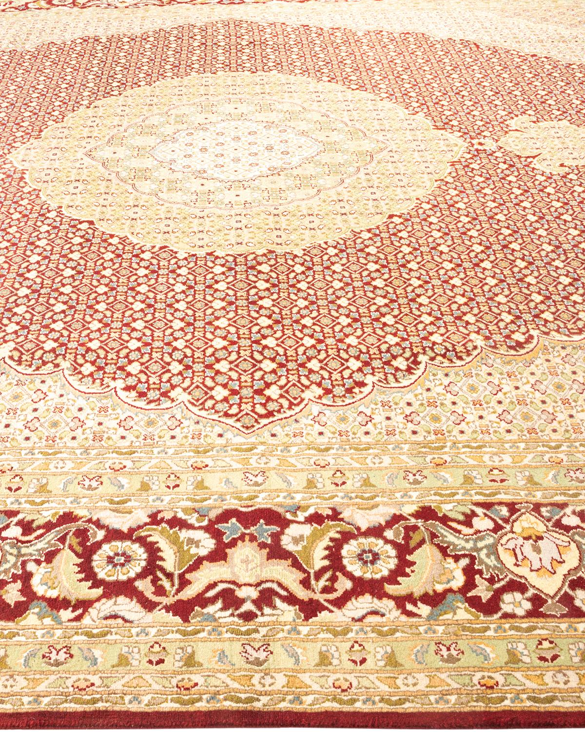 Handgeknüpfter orientalischer Mogul-Roter Teppich, Unikat im Zustand „Neu“ im Angebot in Norwalk, CT