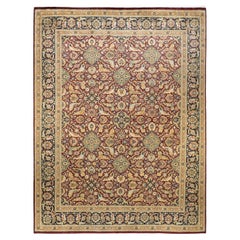 One-of-a-kind Hand Knotted Oriental Mogul Red Area Rug