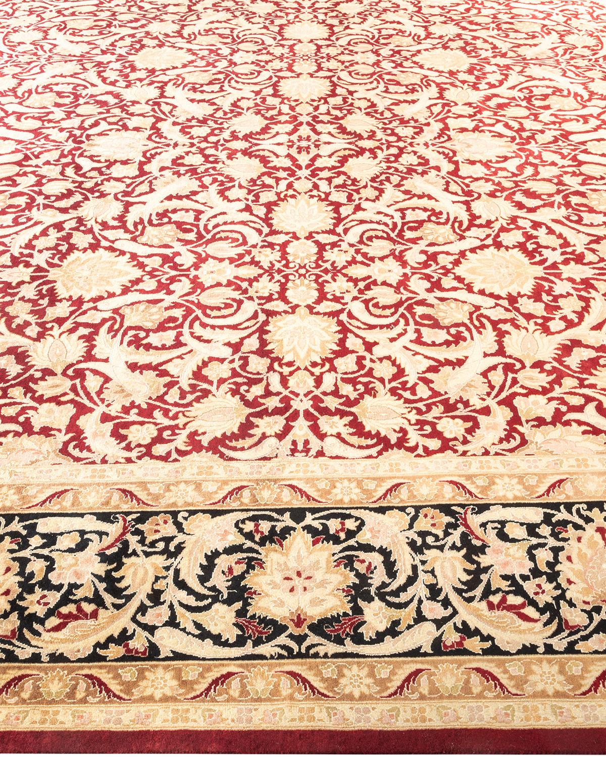 Tappeto Oriental Mogul Red, unico nel suo genere e annodato a mano In condizioni Nuovo in vendita a Norwalk, CT