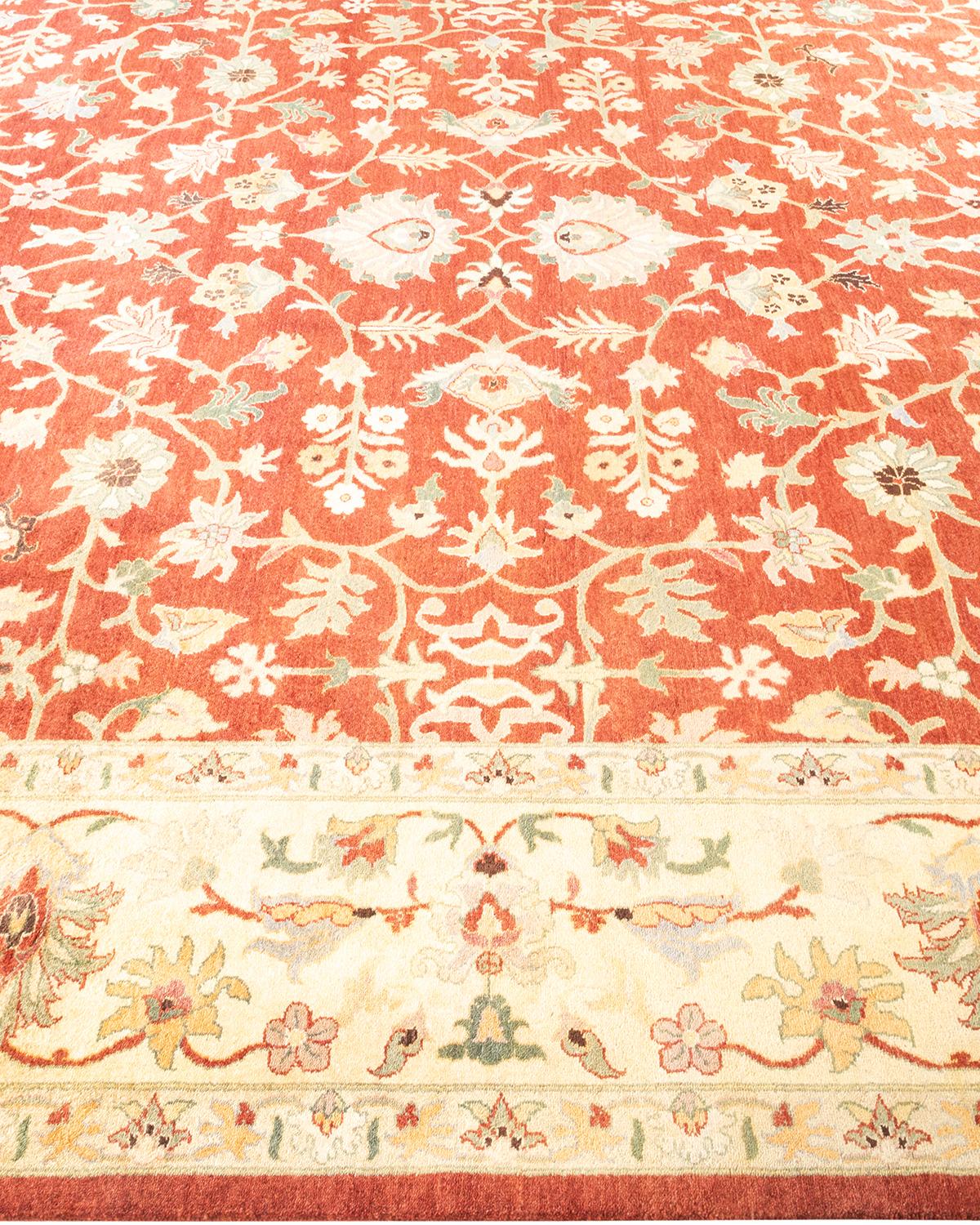 Handgeknüpfter orientalischer Mogul-Roter Teppich, Unikat, Unikat im Zustand „Neu“ im Angebot in Norwalk, CT