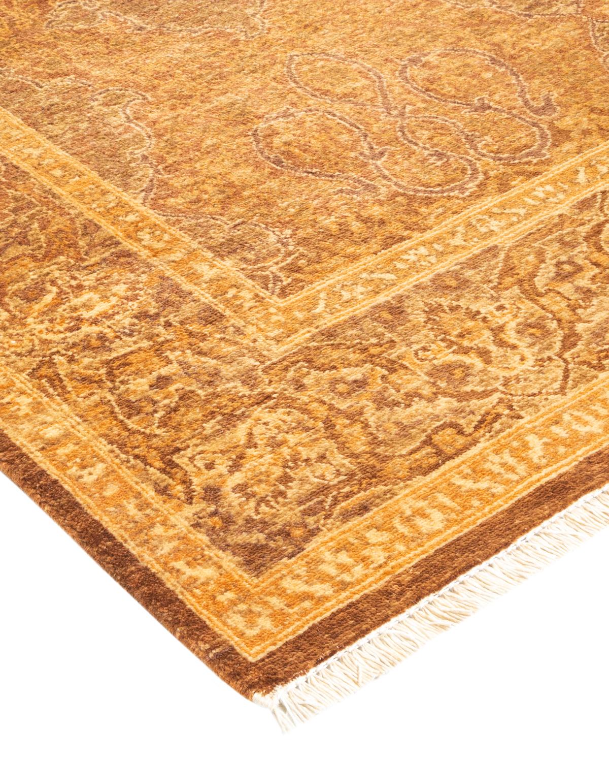 With understated palettes and allover designs, the rugs in the Mogul Collection will bring timeless sophistication to any room. Influenced by a spectrum of Turkish, Indian, and Persian designs, the artisans who handweave these wool rugs imbue