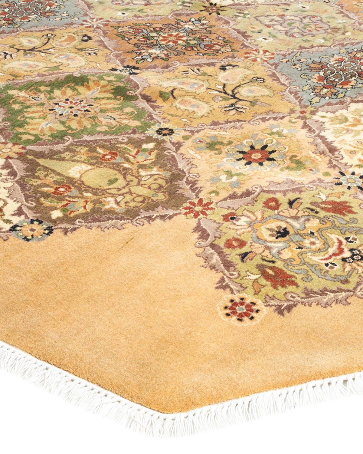 With understated palettes and allover designs, the rugs in the Mogul Collection will bring timeless sophistication to any room. Influenced by a spectrum of Turkish, Indian, and Persian designs, the artisans who handweave these wool rugs imbue