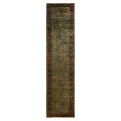One-of-a-kind Hand Knotted Oriental Vibrance Green Area Rug