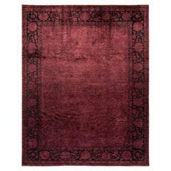 One-of-a-kind Hand Knotted Oriental Vibrance Purple Area Rug