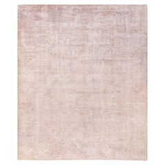 One-of-a-kind Hand Knotted Overdyed Vibrance Brown Area Rug