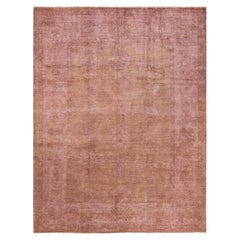 One-of-a-kind Hand Knotted Overdyed Vibrance Pink Area Rug