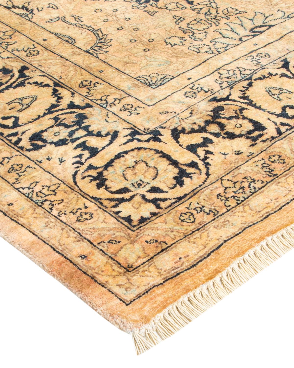 Las alfombras de la colección Mogul, con sus colores discretos y sus diseños en toda la superficie, aportarán una sofisticación atemporal a cualquier habitación. Influenciadas por un espectro de diseños turcos, indios y persas, los artesanos que
