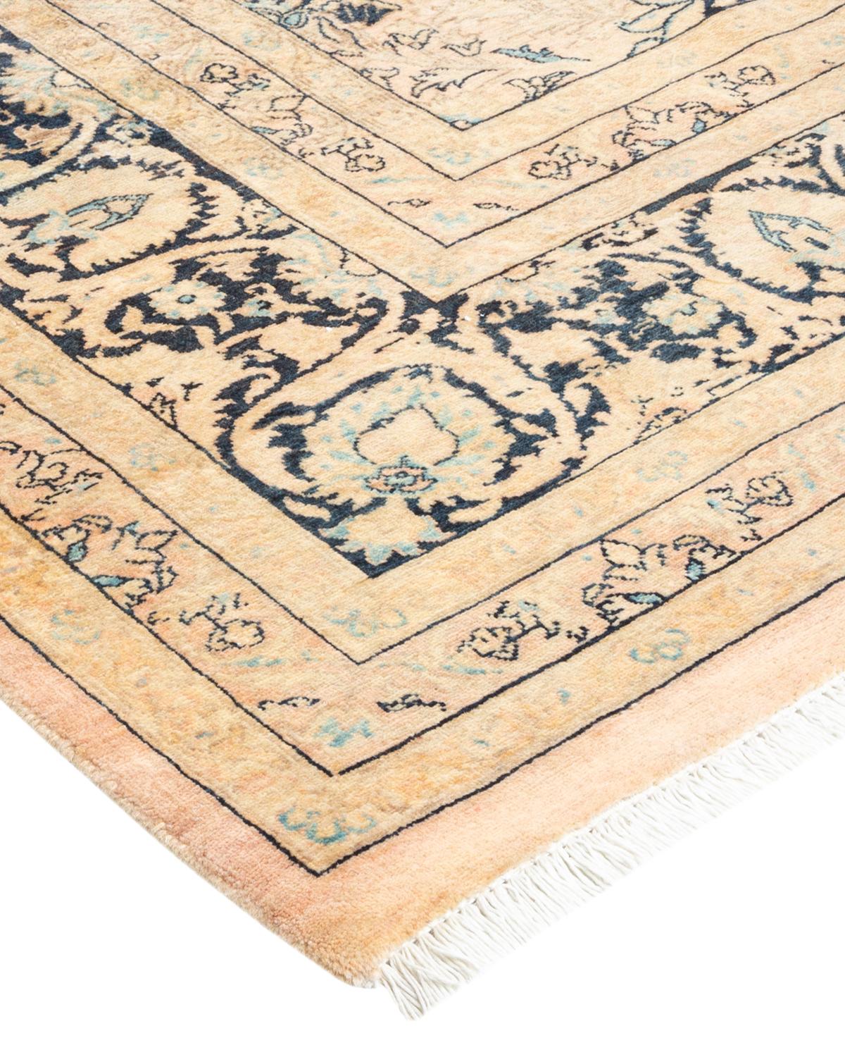 With understated palettes and allover designs, the rugs in the Mogul Collection will bring timeless sophistication to any room. Influenced by a spectrum of Turkish, Indian, and Persian designs, the artisans who handweave these wool rugs imbue