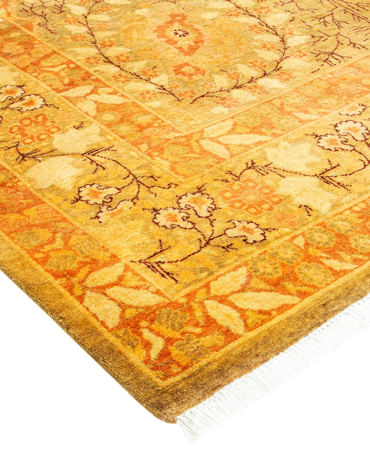Las alfombras de la colección Mogul, con sus colores discretos y sus diseños en toda la superficie, aportarán una sofisticación atemporal a cualquier habitación. Influenciadas por un espectro de diseños turcos, indios y persas, los artesanos que