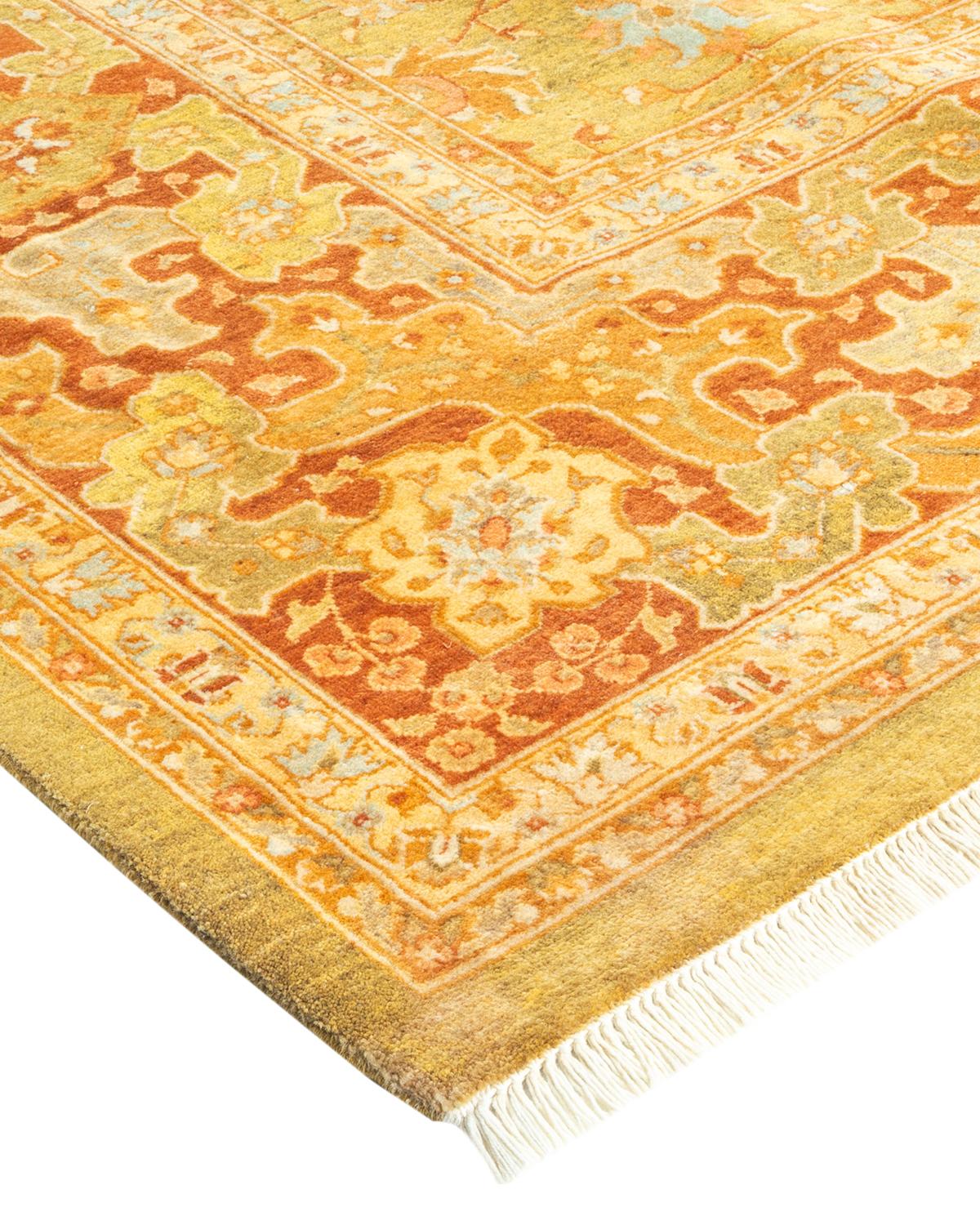 Las alfombras de la colección Mogul, con sus colores discretos y sus diseños en toda la superficie, aportarán una sofisticación atemporal a cualquier habitación. Influenciadas por un espectro de diseños turcos, indios y persas, los artesanos que