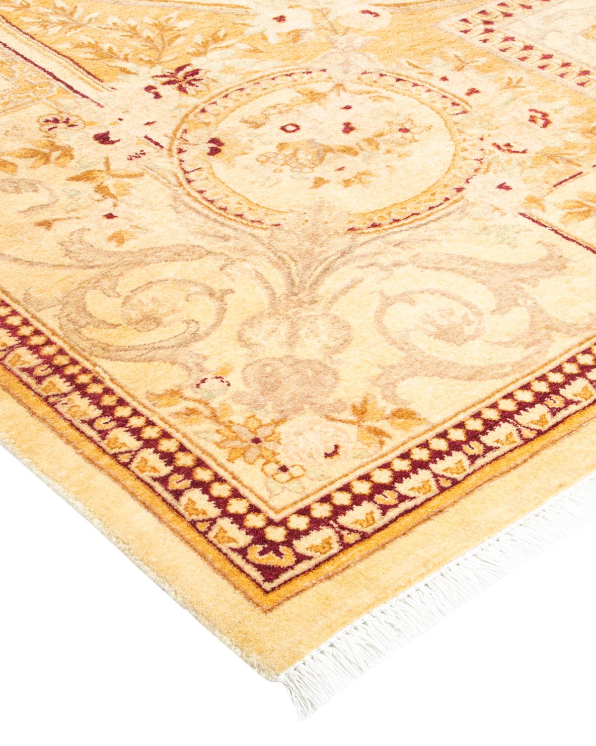 With understated palettes and allover designs, the rugs in the Mogul Collection will bring timeless sophistication to any room. Influenced by a spectrum of Turkish, Indian, and Persian designs, the artisans who handweave these wool rugs imbue