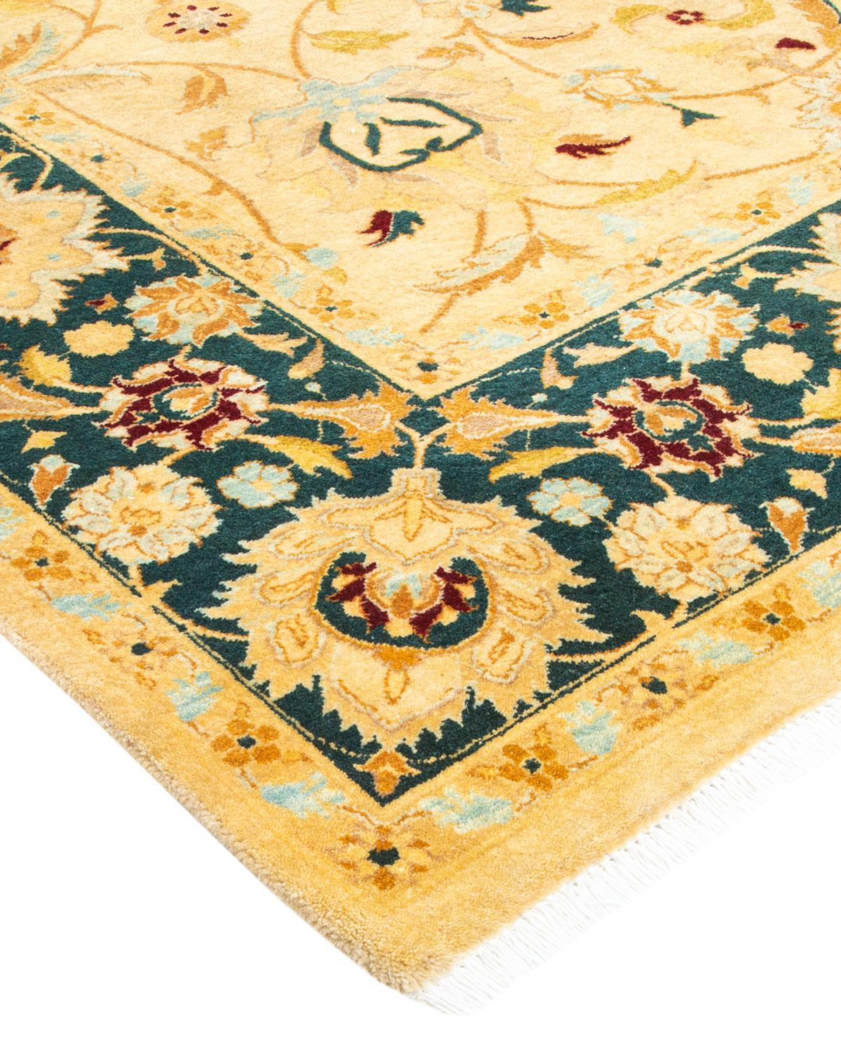 With understated palettes and allover designs, the rugs in the Mogul Collection will bring timeless sophistication to any room. Influenced by a spectrum of Turkish, Indian, and Persian designs, the artisans who handweave these wool rugs imbue