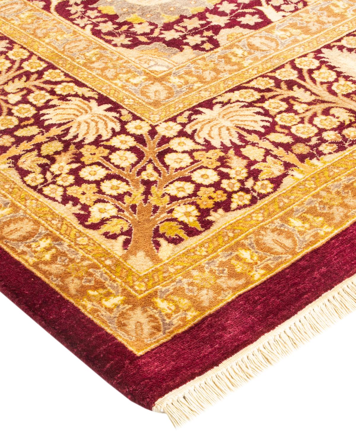Las alfombras de la colección Mogul, con sus colores discretos y sus diseños en toda la superficie, aportarán una sofisticación atemporal a cualquier habitación. Influenciadas por un espectro de diseños turcos, indios y persas, los artesanos que