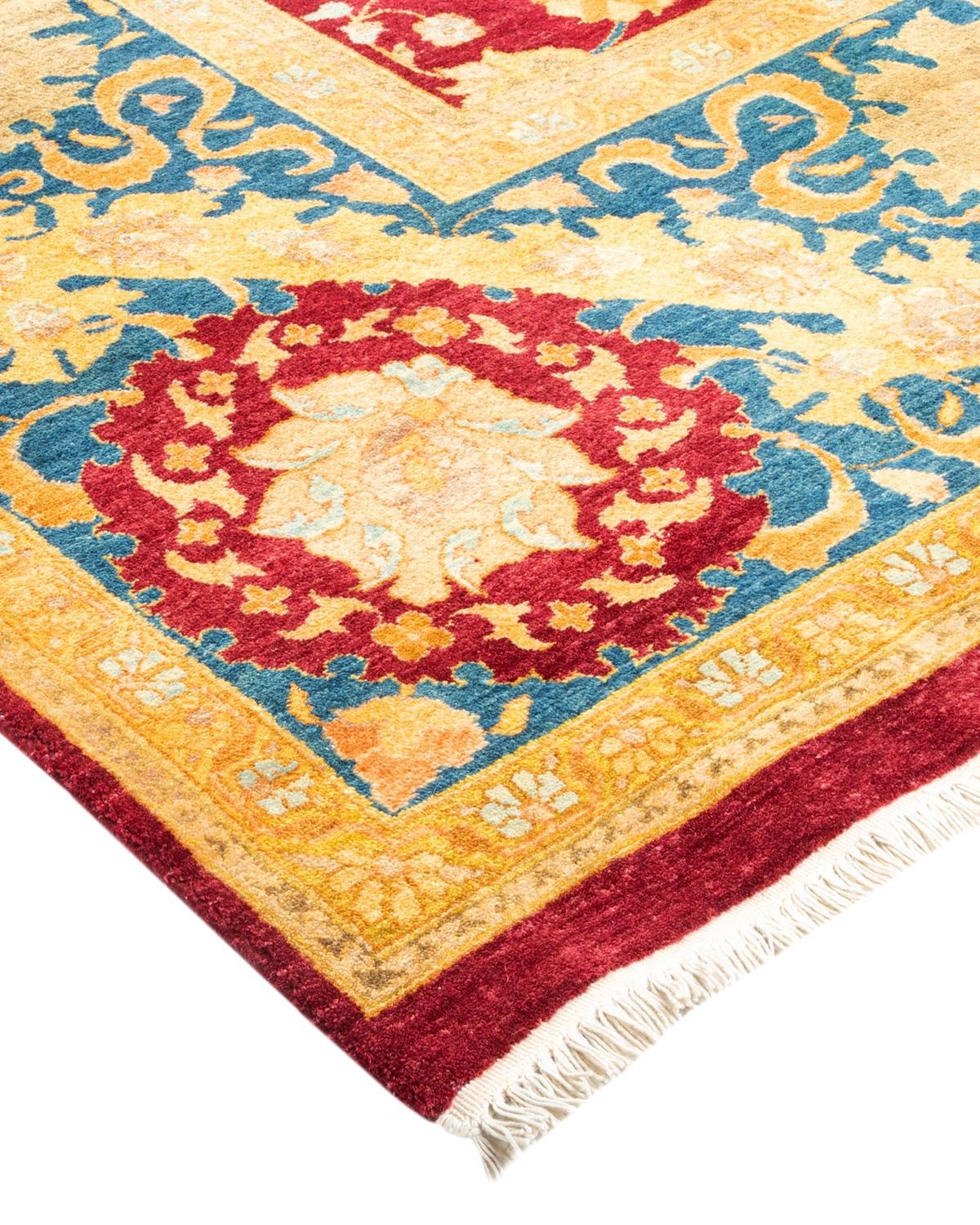 With understated palettes and allover designs, the rugs in the Mogul Collection will bring timeless sophistication to any room. Influenced by a spectrum of Turkish, Indian, and Persian designs, the artisans who handweave these wool rugs imbue