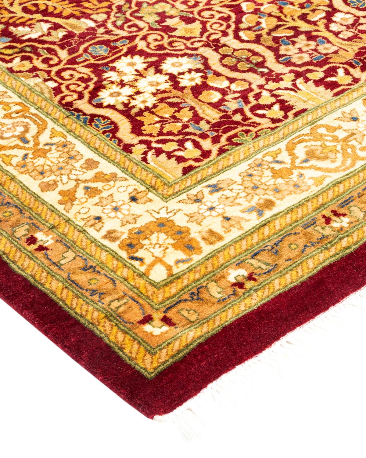 With understated palettes and allover designs, the rugs in the Mogul Collection will bring timeless sophistication to any room. Influenced by a spectrum of Turkish, Indian, and Persian designs, the artisans who handweave these wool rugs imbue