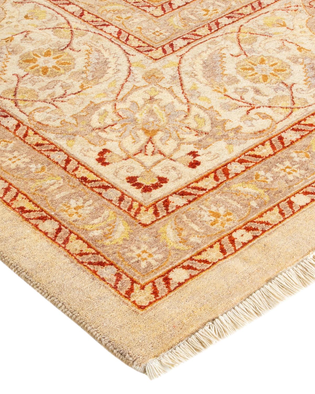 With understated palettes and allover designs, the rugs in the Mogul Collection will bring timeless sophistication to any room. Influenced by a spectrum of Turkish, Indian, and Persian designs, the artisans who handweave these wool rugs imbue