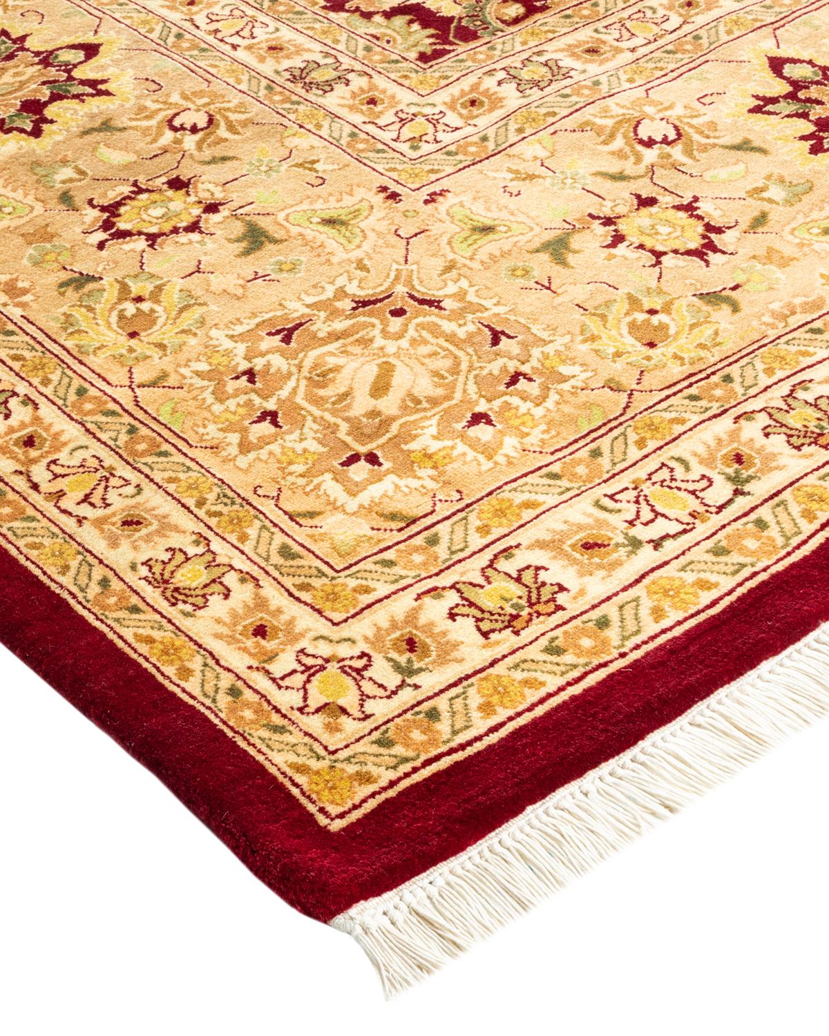 With understated palettes and allover designs, the rugs in the Mogul Collection will bring timeless sophistication to any room. Influenced by a spectrum of Turkish, Indian, and Persian designs, the artisans who handweave these wool rugs imbue