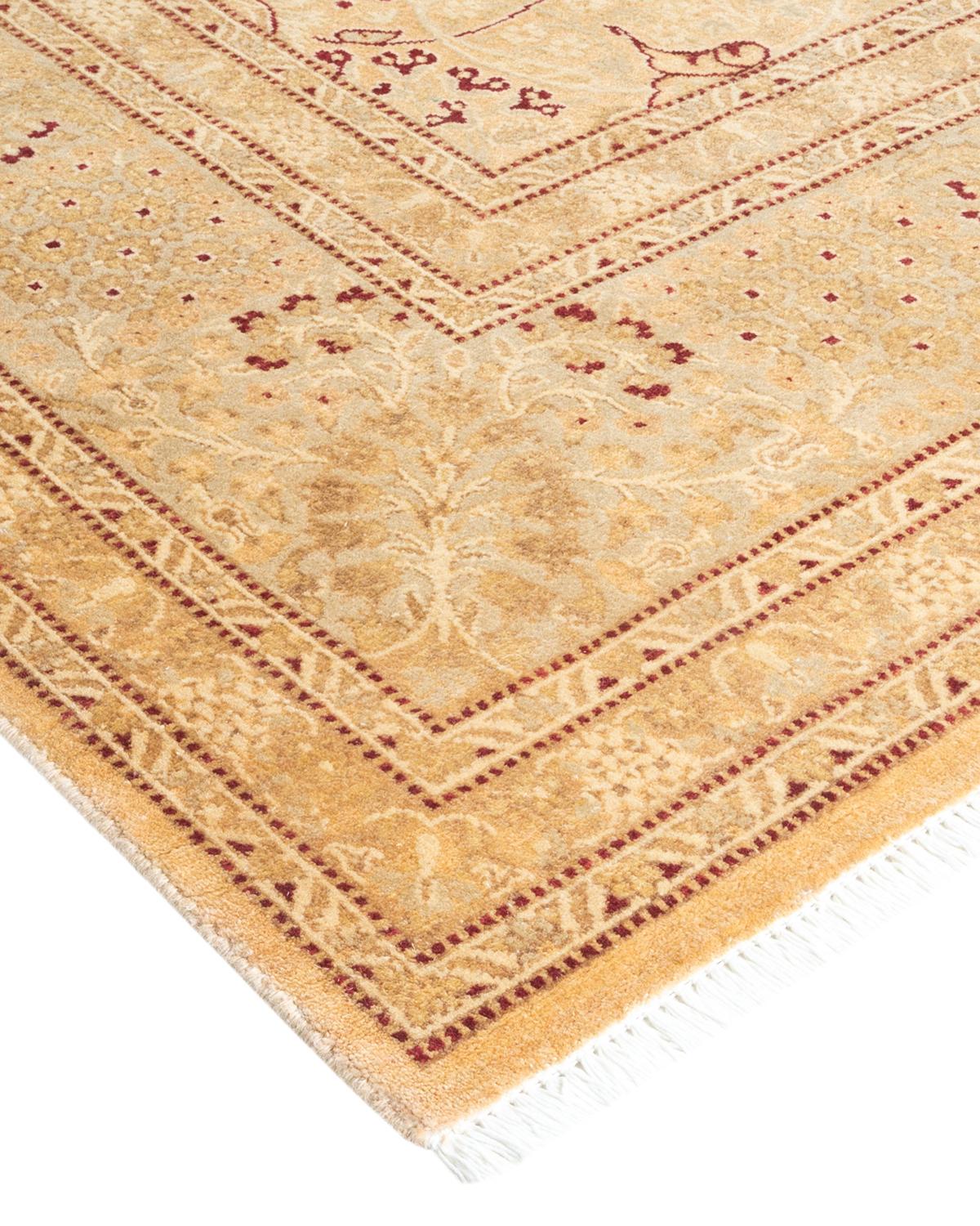 With understated palettes and allover designs, the rugs in the Mogul Collection will bring timeless sophistication to any room. Influenced by a spectrum of Turkish, Indian, and Persian designs, the artisans who handweave these wool rugs imbue