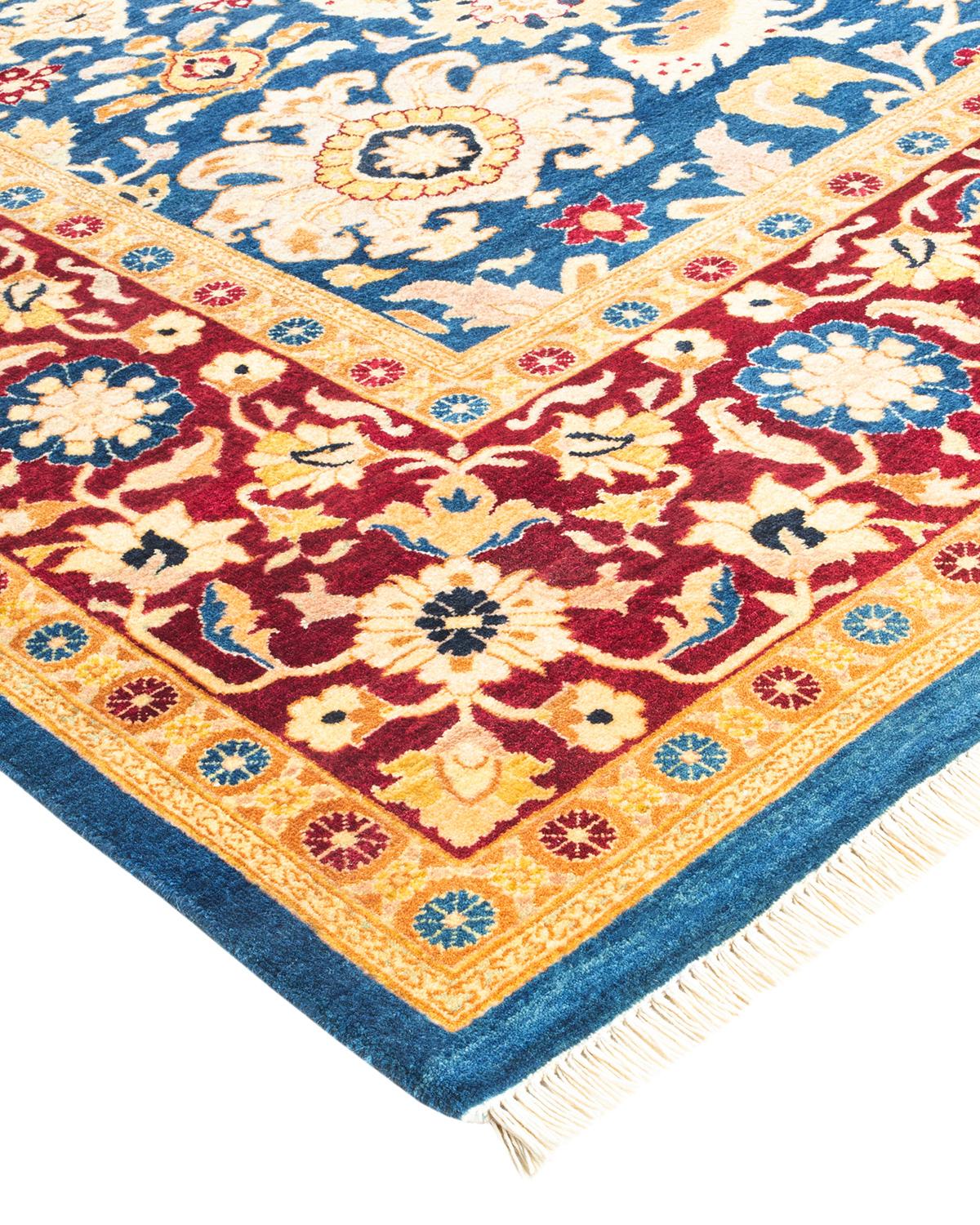With understated palettes and allover designs, the rugs in the Mogul Collection will bring timeless sophistication to any room. Influenced by a spectrum of Turkish, Indian, and Persian designs, the artisans who handweave these wool rugs imbue