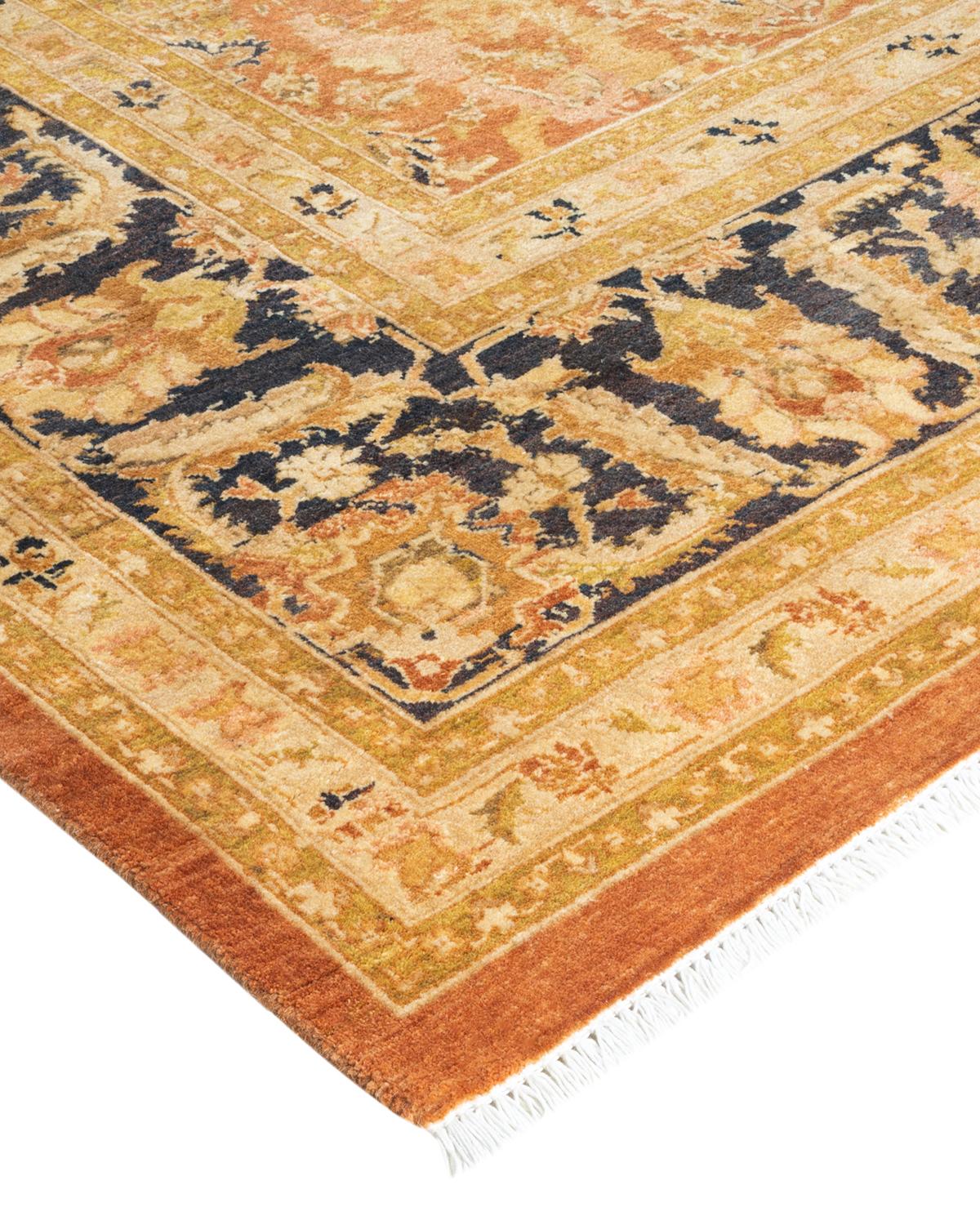 With understated palettes and allover designs, the rugs in the Mogul Collection will bring timeless sophistication to any room. Influenced by a spectrum of Turkish, Indian, and Persian designs, the artisans who handweave these wool rugs imbue