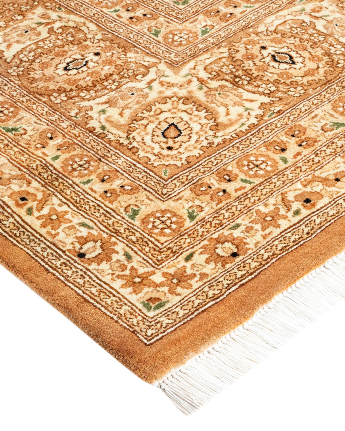 With understated palettes and allover designs, the rugs in the Mogul Collection will bring timeless sophistication to any room. Influenced by a spectrum of Turkish, Indian, and Persian designs, the artisans who handweave these wool rugs imbue