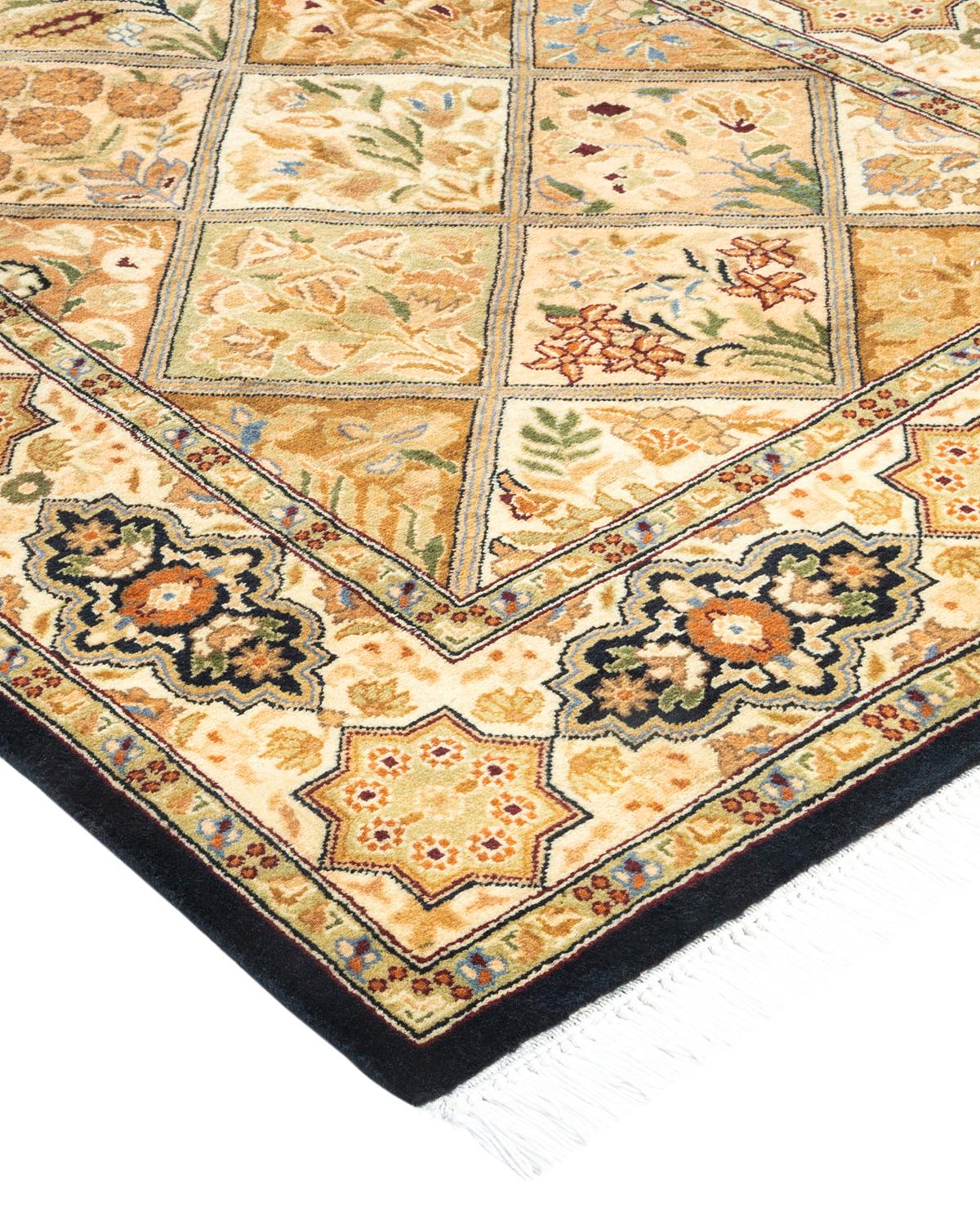 With understated palettes and allover designs, the rugs in the Mogul Collection will bring timeless sophistication to any room. Influenced by a spectrum of Turkish, Indian, and Persian designs, the artisans who handweave these wool rugs imbue