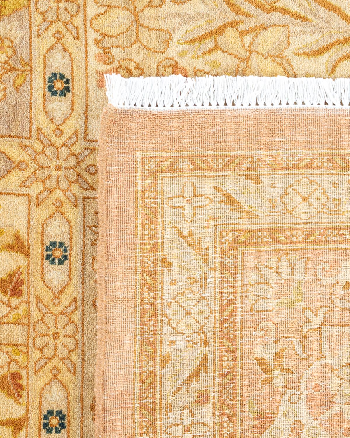 XXIe siècle et contemporain Tapis traditionnel oriental Mogul marron, unique en son genre, nou  la main. en vente