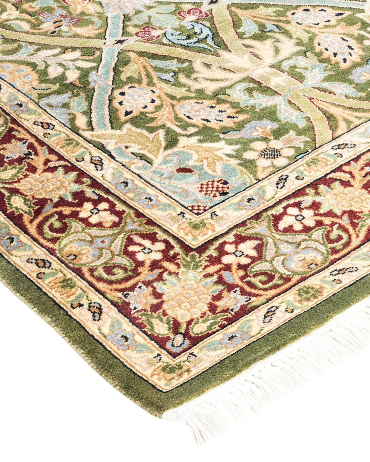 With understated palettes and allover designs, the rugs in the Mogul Collection will bring timeless sophistication to any room. Influenced by a spectrum of Turkish, Indian, and Persian designs, the artisans who handweave these wool rugs imbue