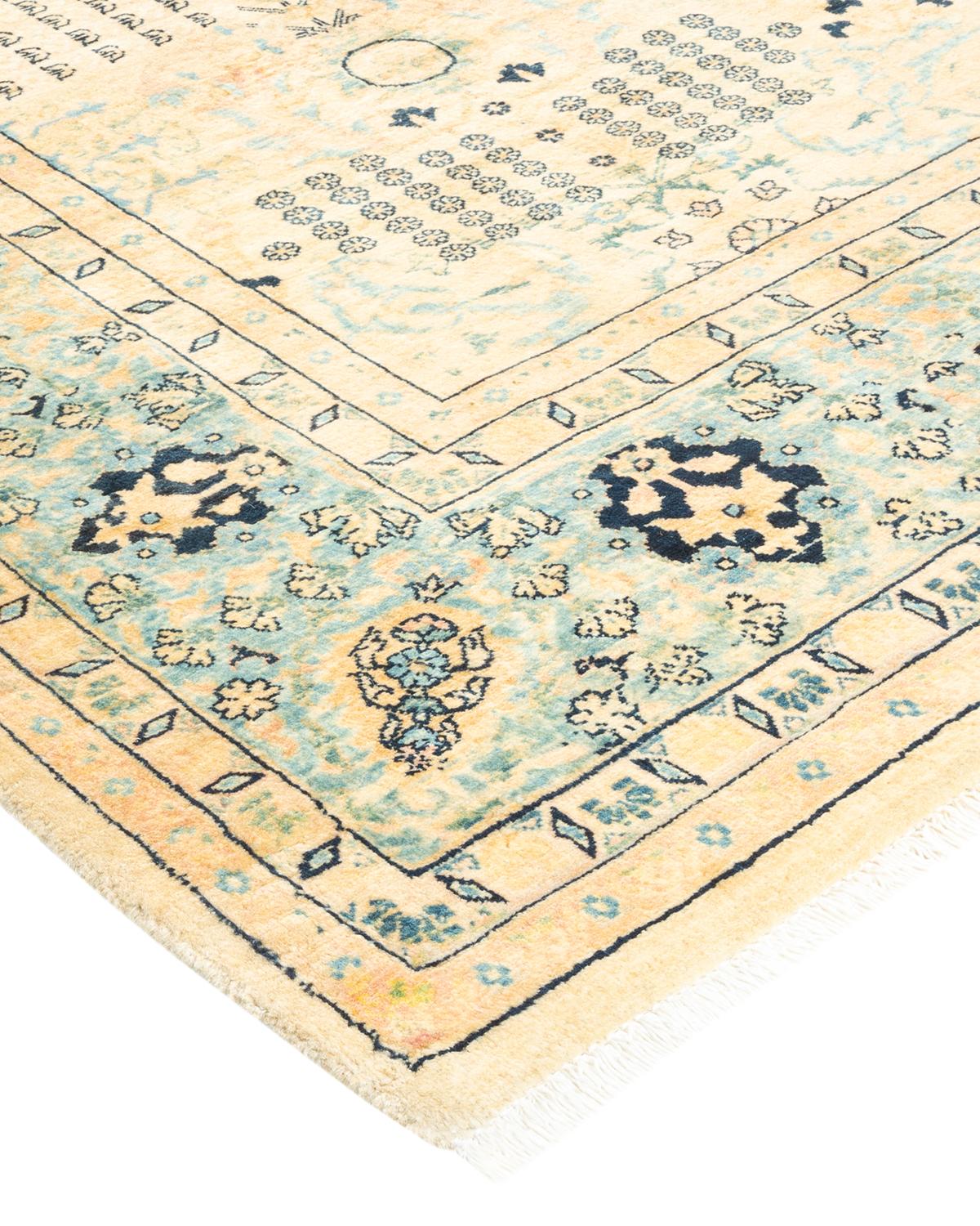 Las alfombras de la colección Mogul, con sus colores discretos y sus diseños en toda la superficie, aportarán una sofisticación atemporal a cualquier habitación. Influenciadas por un espectro de diseños turcos, indios y persas, los artesanos que