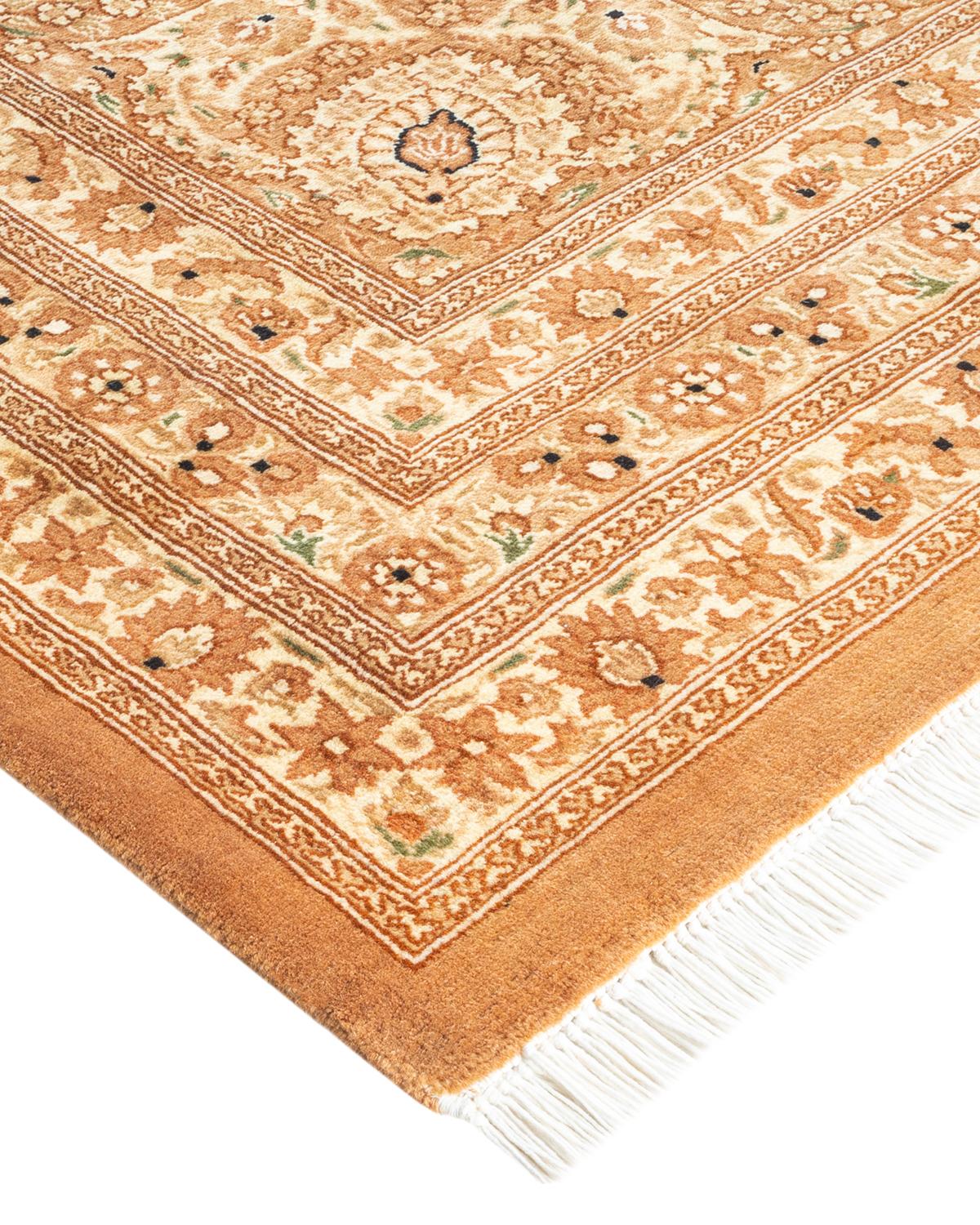 With understated palettes and allover designs, the rugs in the Mogul Collection will bring timeless sophistication to any room. Influenced by a spectrum of Turkish, Indian, and Persian designs, the artisans who handweave these wool rugs imbue