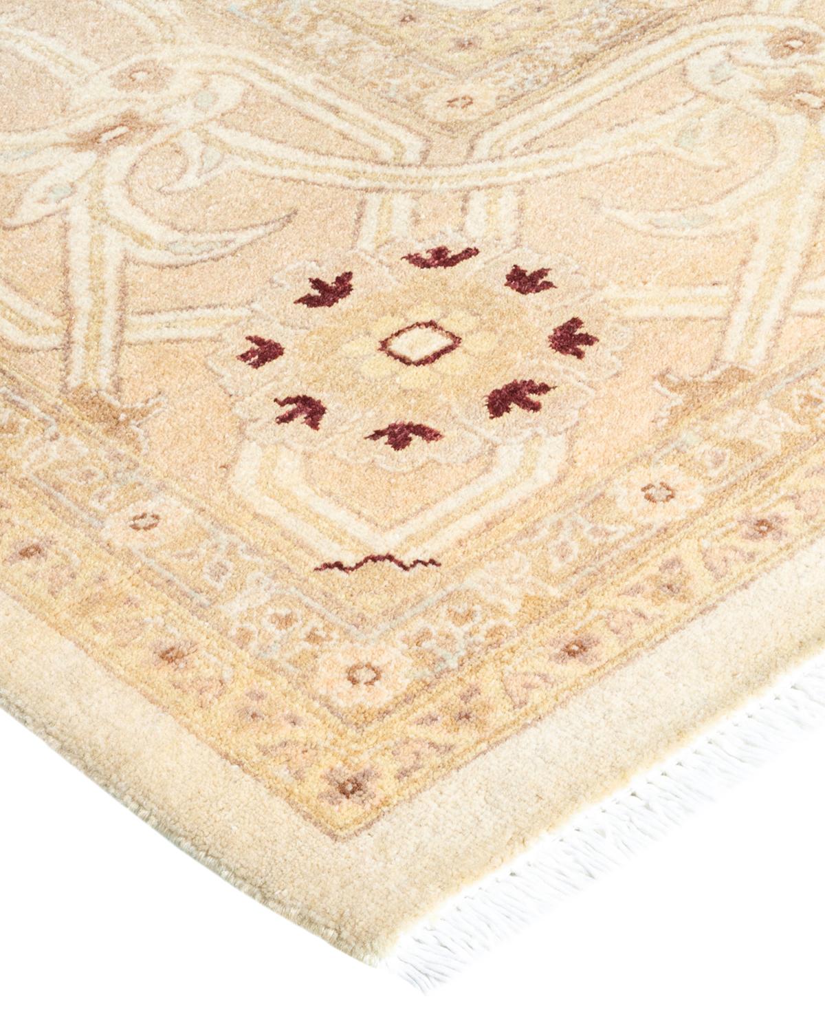 With understated palettes and allover designs, the rugs in the Mogul Collection will bring timeless sophistication to any room. Influenced by a spectrum of Turkish, Indian, and Persian designs, the artisans who handweave these wool rugs imbue