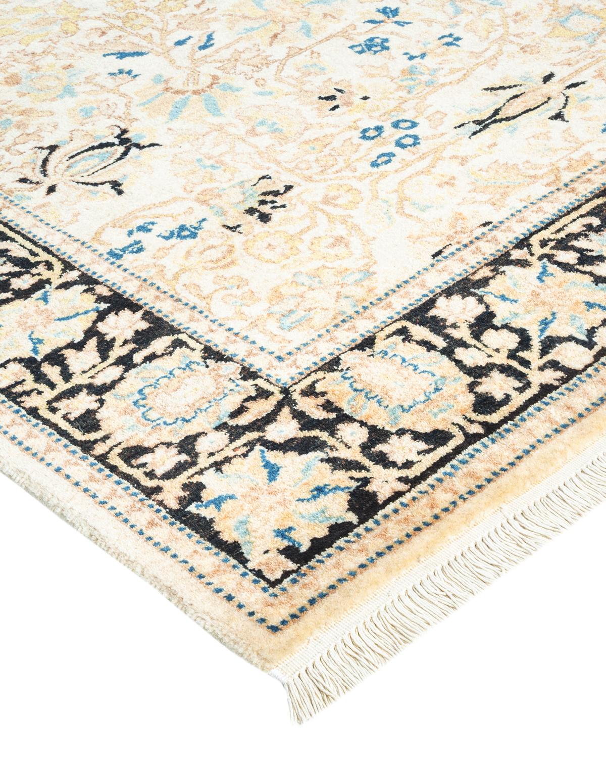 With understated palettes and allover designs, the rugs in the Mogul Collection will bring timeless sophistication to any room. Influenced by a spectrum of Turkish, Indian, and Persian designs, the artisans who handweave these wool rugs imbue