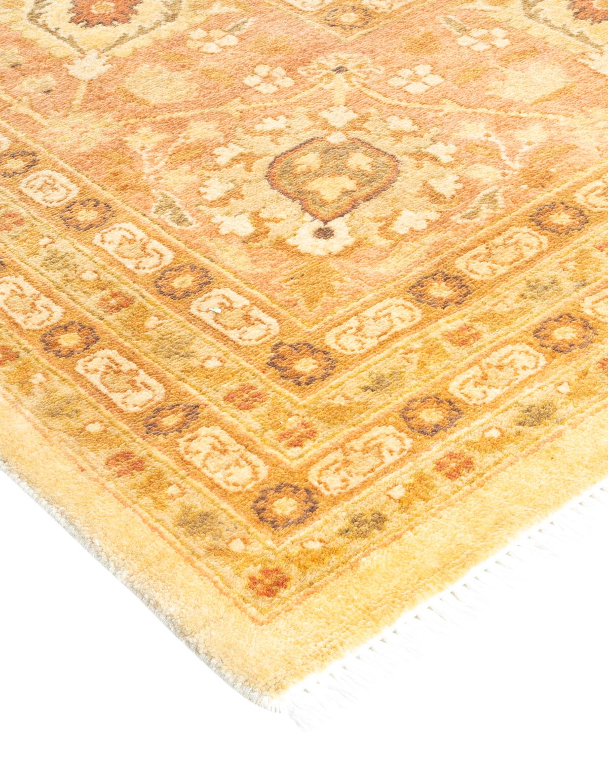 With understated palettes and allover designs, the rugs in the Mogul Collection will bring timeless sophistication to any room. Influenced by a spectrum of Turkish, Indian, and Persian designs, the artisans who handweave these wool rugs imbue