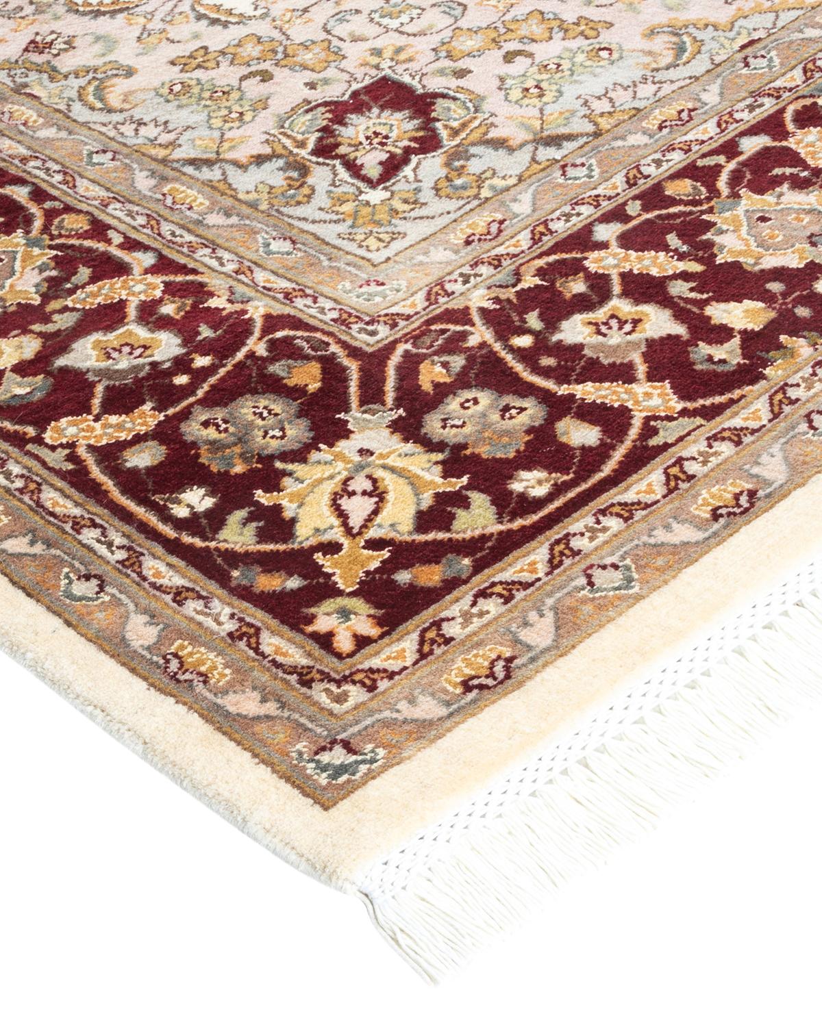 With understated palettes and allover designs, the rugs in the Mogul Collection will bring timeless sophistication to any room. Influenced by a spectrum of Turkish, Indian, and Persian designs, the artisans who handweave these wool rugs imbue