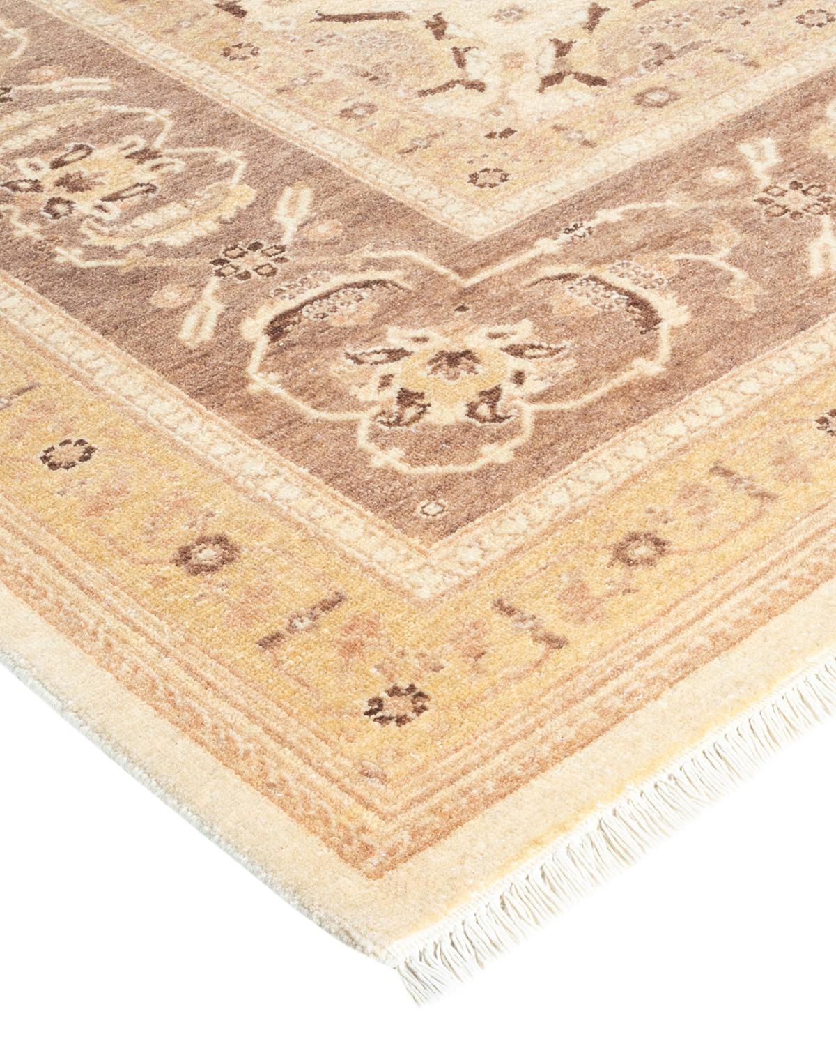 With understated palettes and allover designs, the rugs in the Mogul Collection will bring timeless sophistication to any room. Influenced by a spectrum of Turkish, Indian, and Persian designs, the artisans who handweave these wool rugs imbue