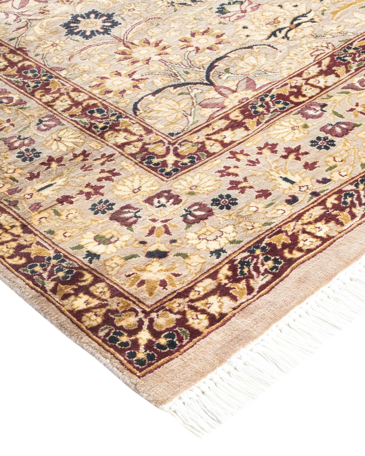 With understated palettes and allover designs, the rugs in the Mogul Collection will bring timeless sophistication to any room. Influenced by a spectrum of Turkish, Indian, and Persian designs, the artisans who handweave these wool rugs imbue
