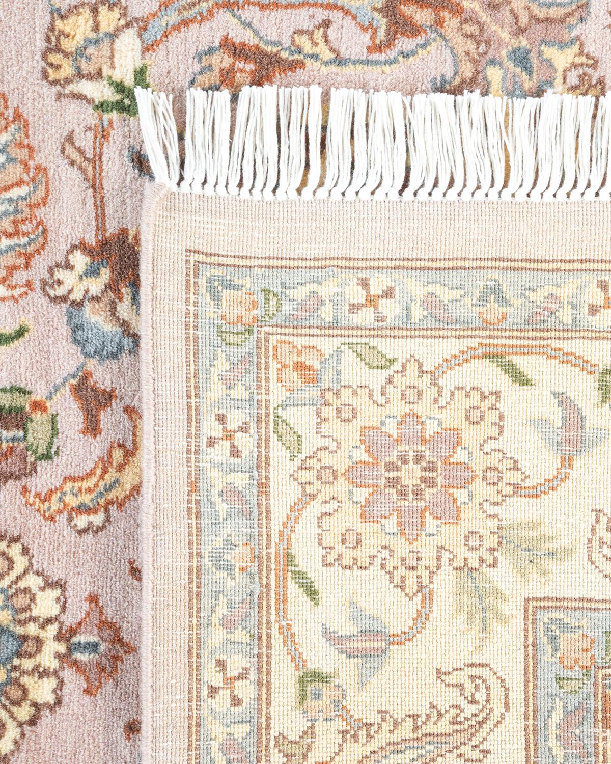 XXIe siècle et contemporain Tapis traditionnel oriental Mogul Ivory, unique en son genre, nou  la main. en vente