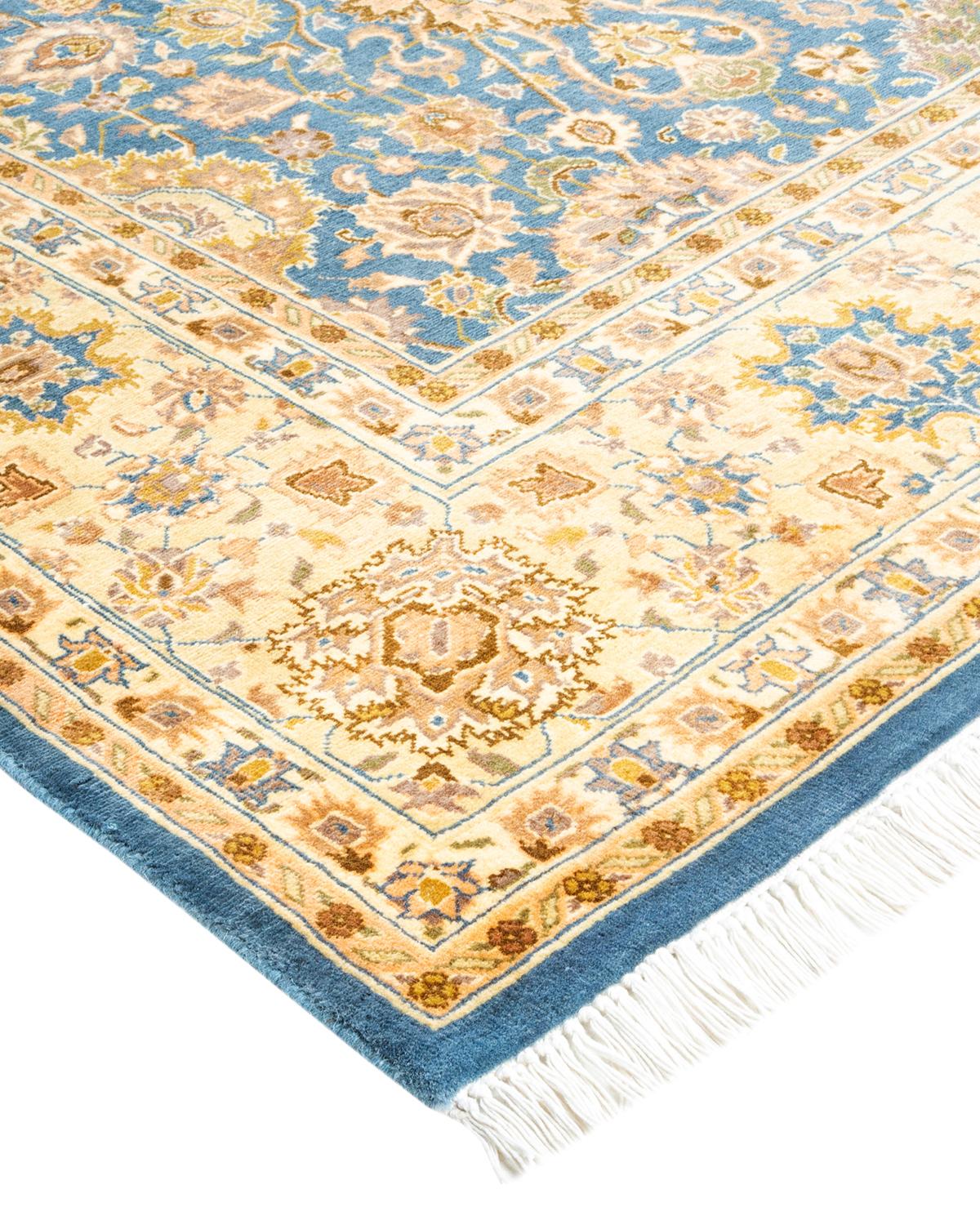 With understated palettes and allover designs, the rugs in the Mogul Collection will bring timeless sophistication to any room. Influenced by a spectrum of Turkish, Indian, and Persian designs, the artisans who handweave these wool rugs imbue