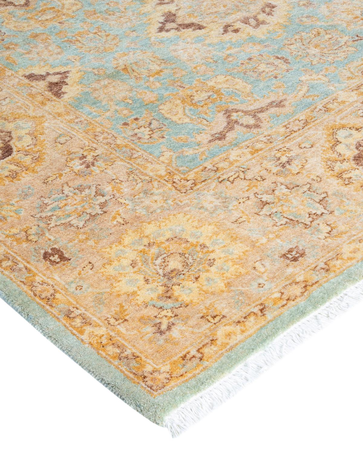 With understated palettes and allover designs, the rugs in the Mogul Collection will bring timeless sophistication to any room. Influenced by a spectrum of Turkish, Indian, and Persian designs, the artisans who handweave these wool rugs imbue