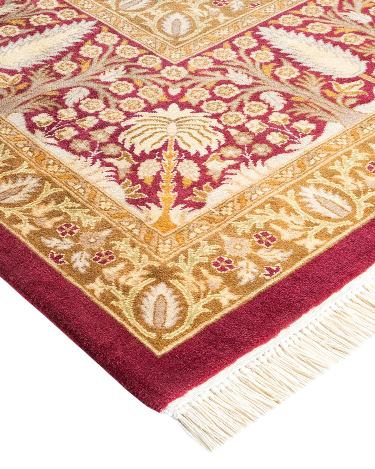 With understated palettes and allover designs, the rugs in the Mogul Collection will bring timeless sophistication to any room. Influenced by a spectrum of Turkish, Indian, and Persian designs, the artisans who handweave these wool rugs imbue