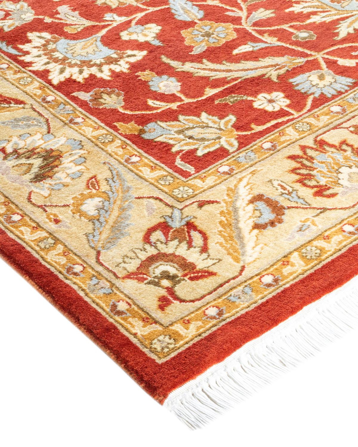 With understated palettes and allover designs, the rugs in the Mogul Collection will bring timeless sophistication to any room. Influenced by a spectrum of Turkish, Indian, and Persian designs, the artisans who handweave these wool rugs imbue