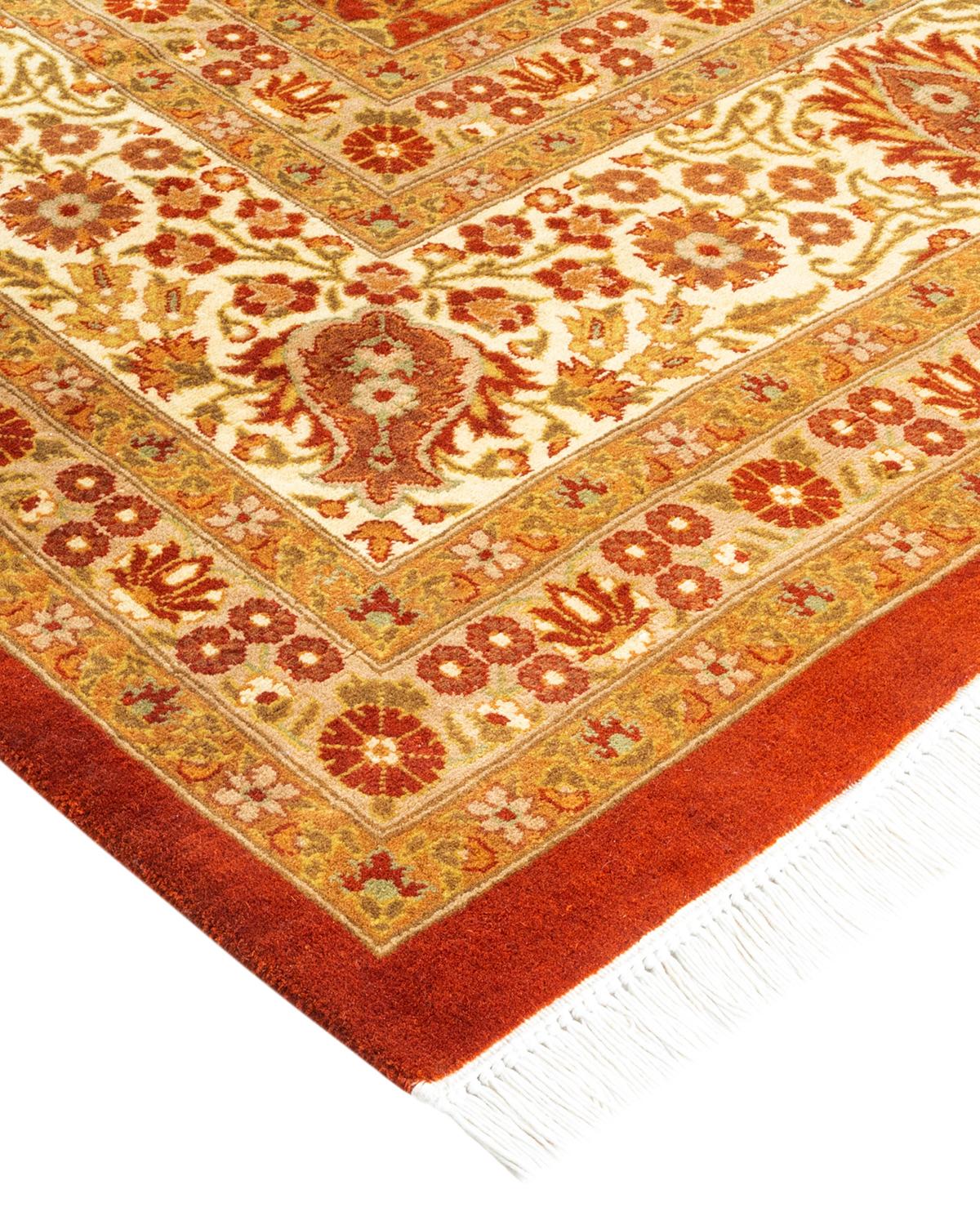 With understated palettes and allover designs, the rugs in the Mogul Collection will bring timeless sophistication to any room. Influenced by a spectrum of Turkish, Indian, and Persian designs, the artisans who handweave these wool rugs imbue
