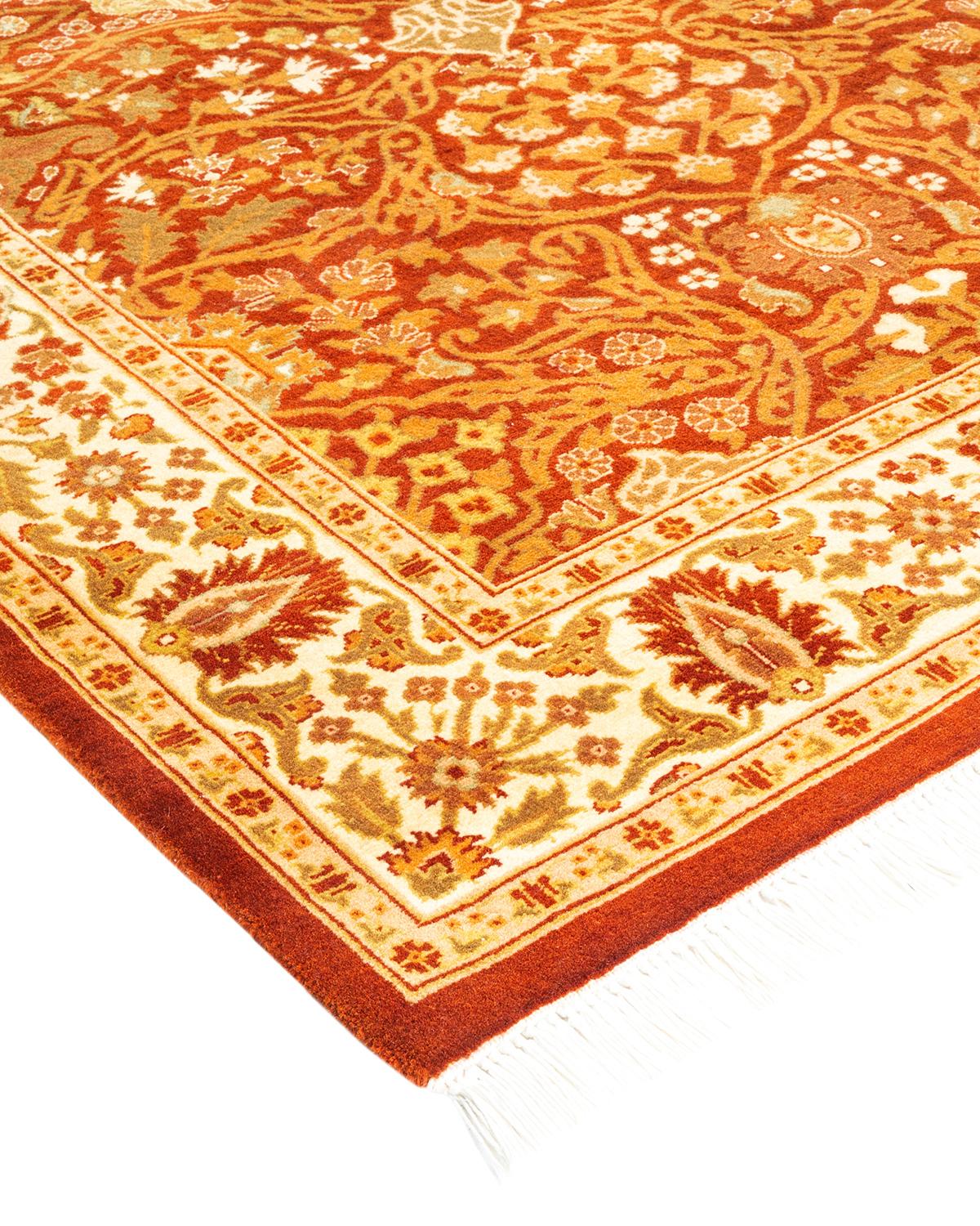 With understated palettes and allover designs, the rugs in the Mogul Collection will bring timeless sophistication to any room. Influenced by a spectrum of Turkish, Indian, and Persian designs, the artisans who handweave these wool rugs imbue