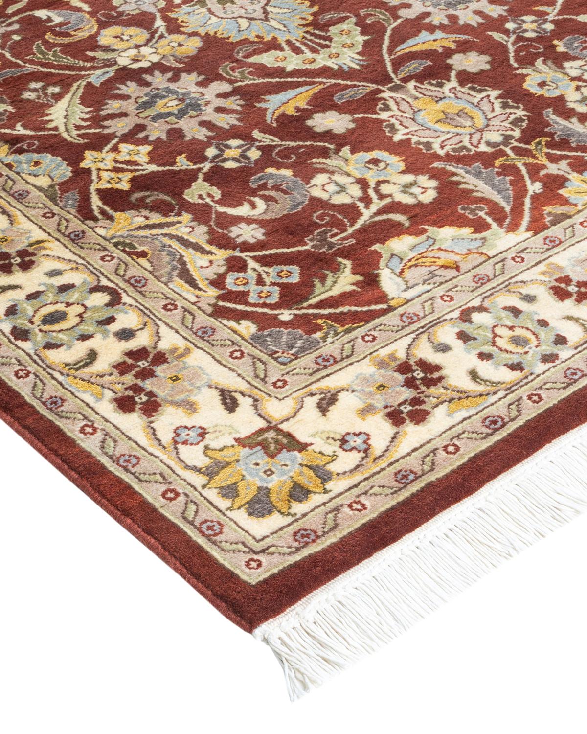 With understated palettes and allover designs, the rugs in the Mogul Collection will bring timeless sophistication to any room. Influenced by a spectrum of Turkish, Indian, and Persian designs, the artisans who handweave these wool rugs imbue