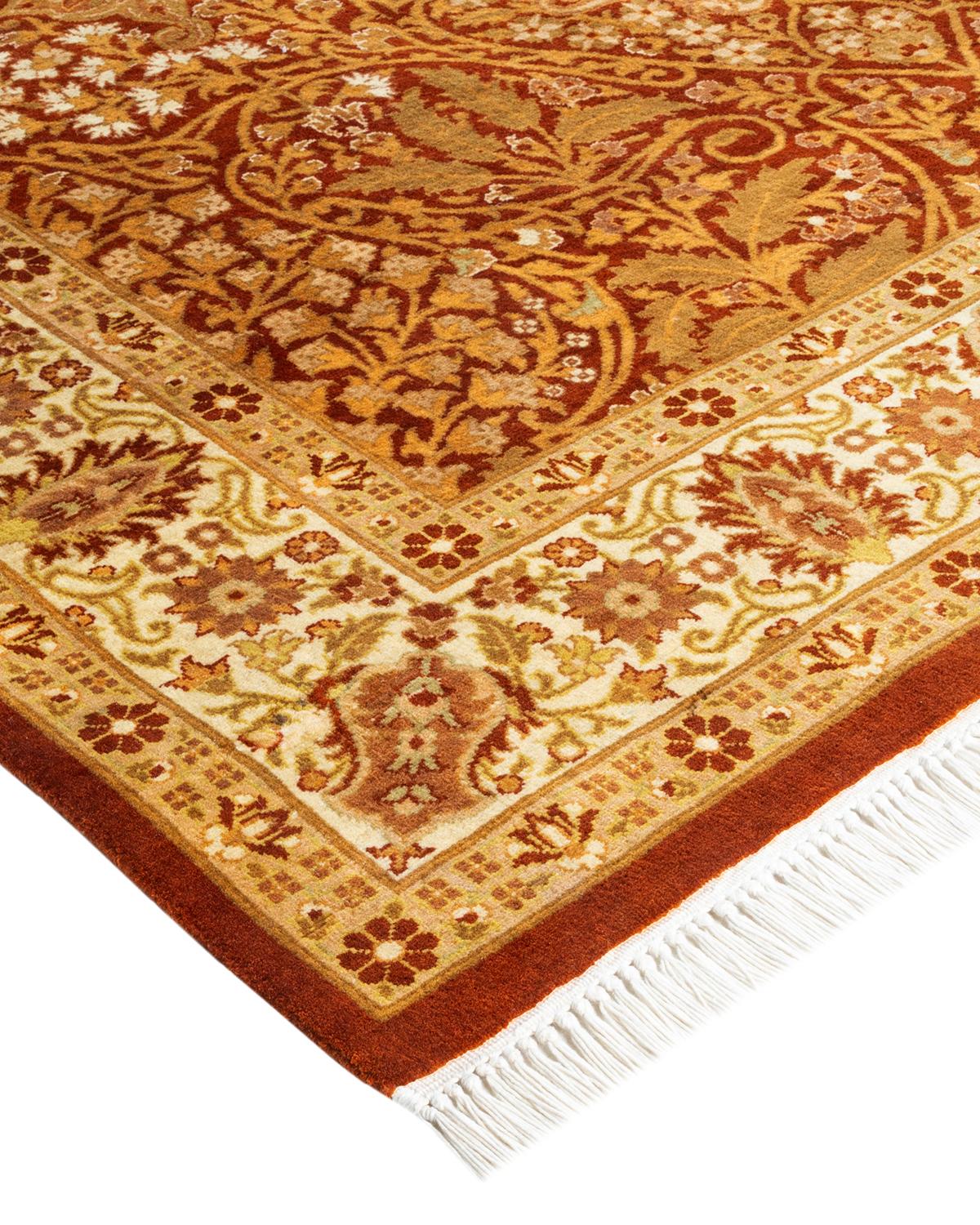 With understated palettes and allover designs, the rugs in the Mogul Collection will bring timeless sophistication to any room. Influenced by a spectrum of Turkish, Indian, and Persian designs, the artisans who handweave these wool rugs imbue